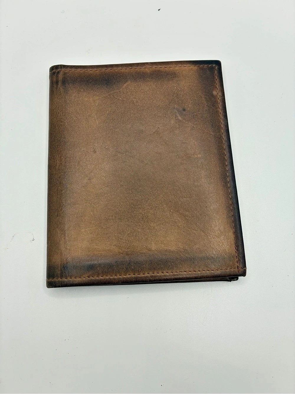 Cowhide Leather Wallet in Brown